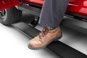 Ford F-350 Running Boards - AMP Research - PowerStep XL - Black - `22-`26